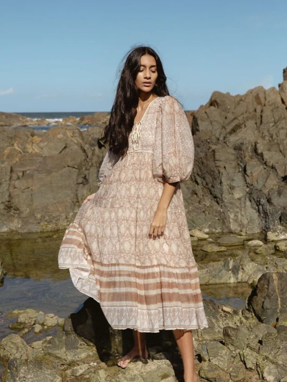 Daughters of India Jasmine Midi Dress - Size M